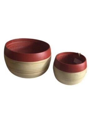 2 piece Decorative Hand Crafted Bowl Set NWT